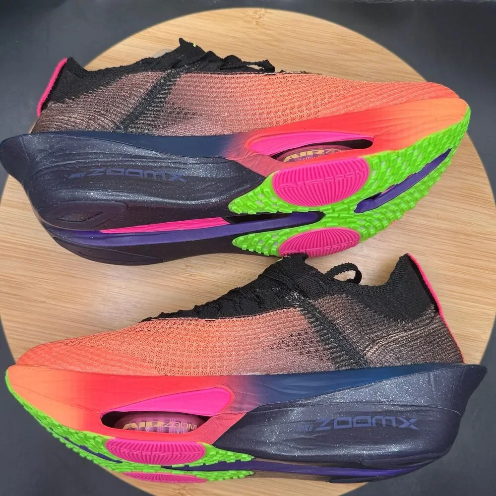 Nike Air Zoom Alphafly Next% 3 Glam Black Orange Pulse Men’s Size 8 NEW